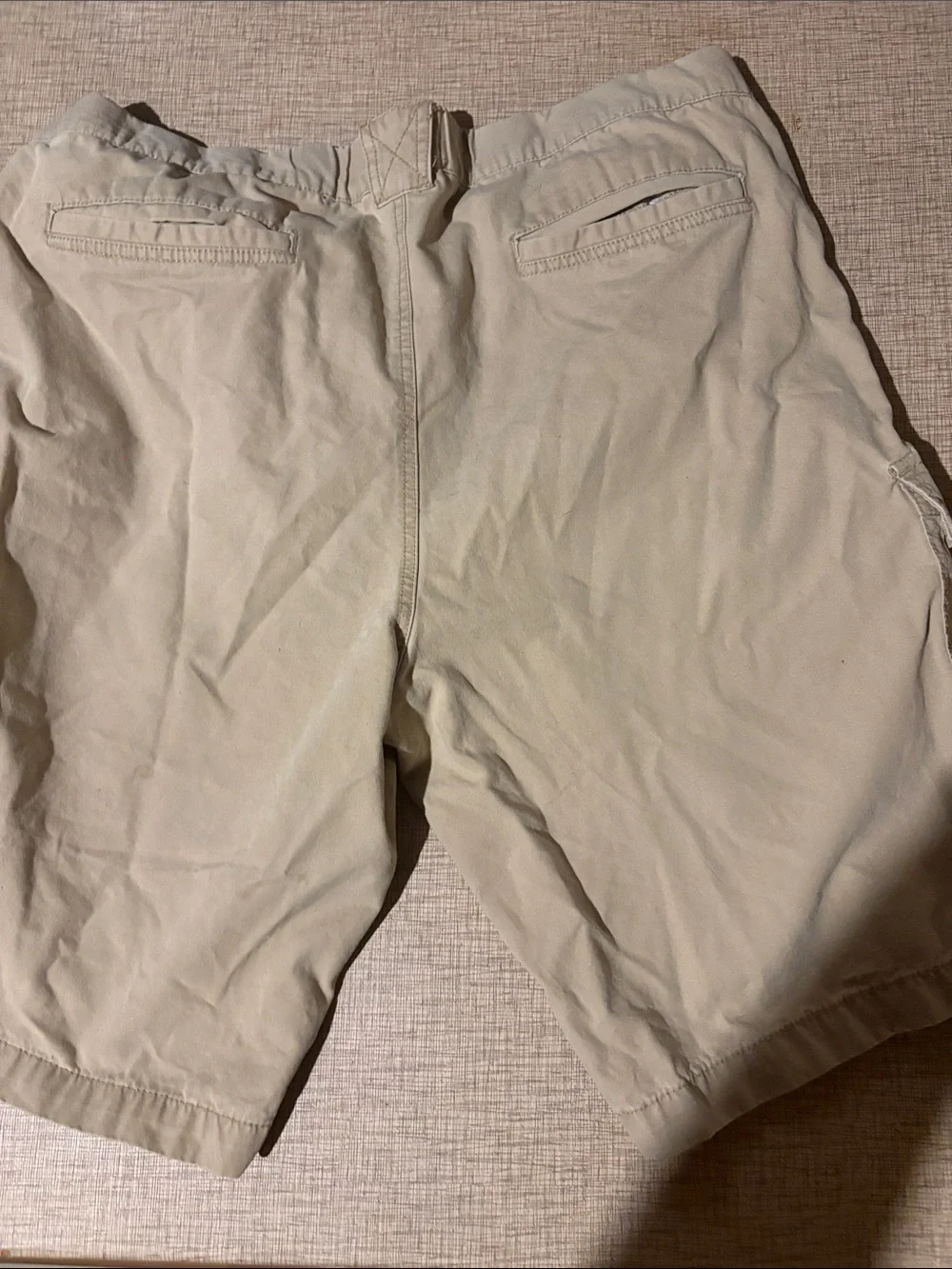 Caribbean Joe Men's Khaki Cargo Shorts with Utility Pockets